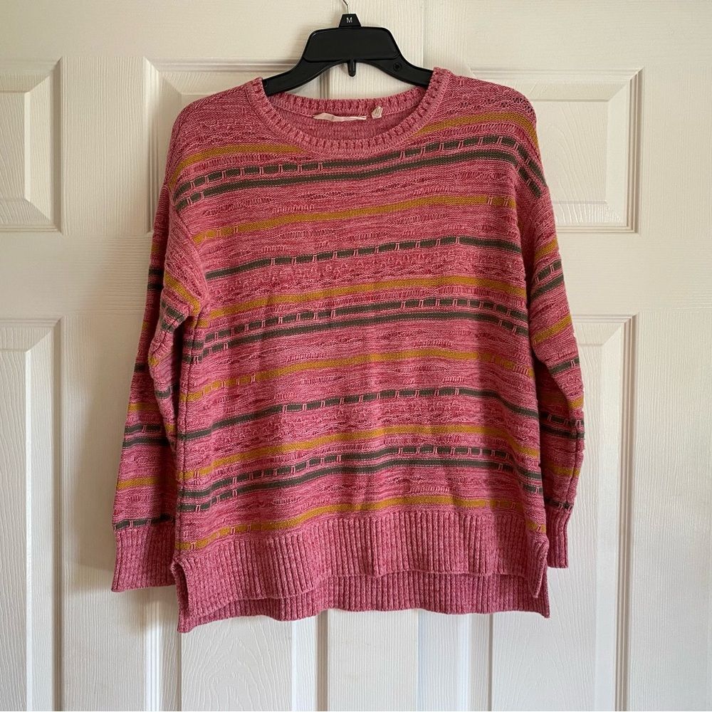 Soft Soundings Size medium retro vintage pink size medium chunky sweater